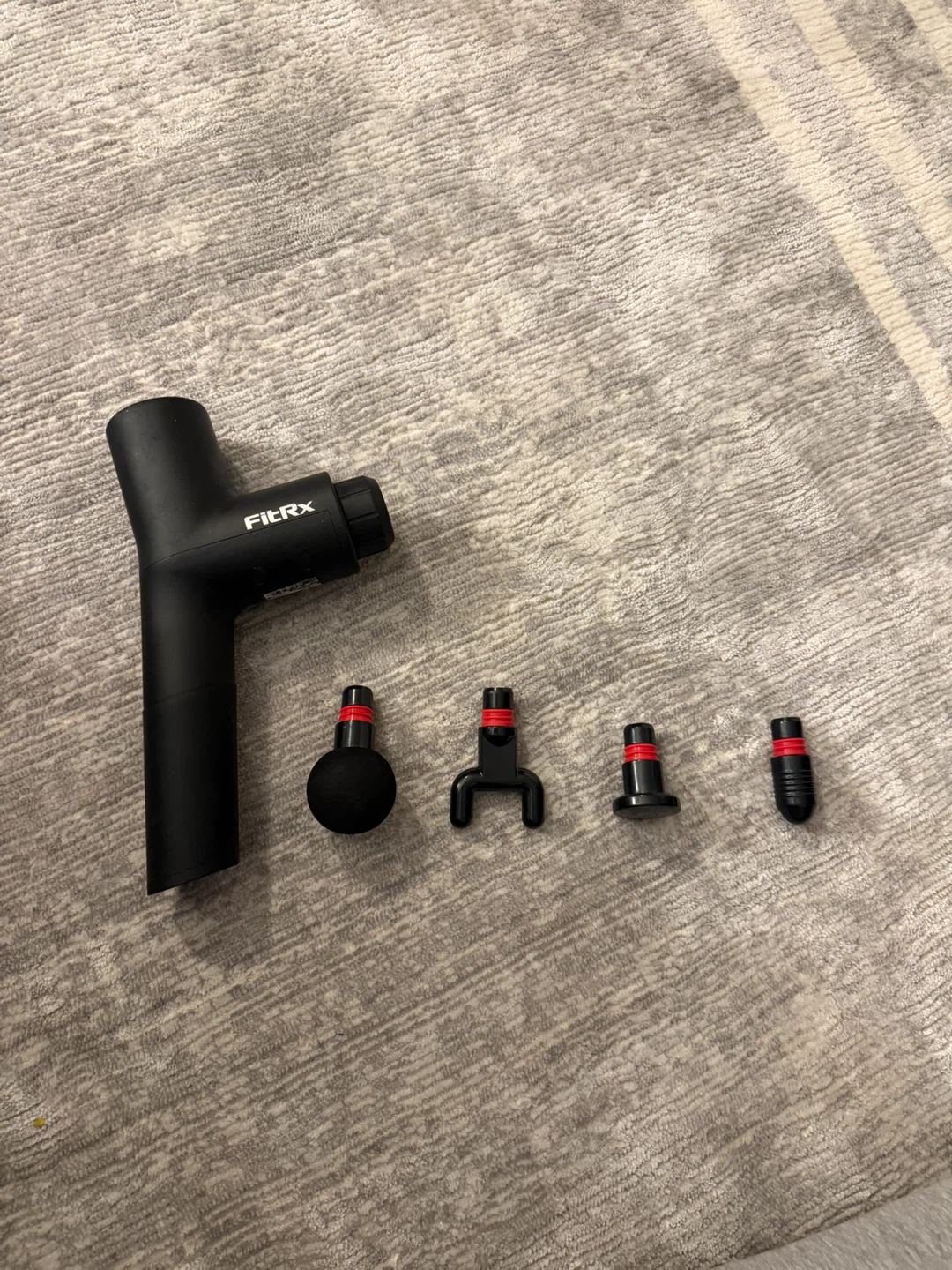 FitRX Massage Gun with 4 Attachments - photo 2