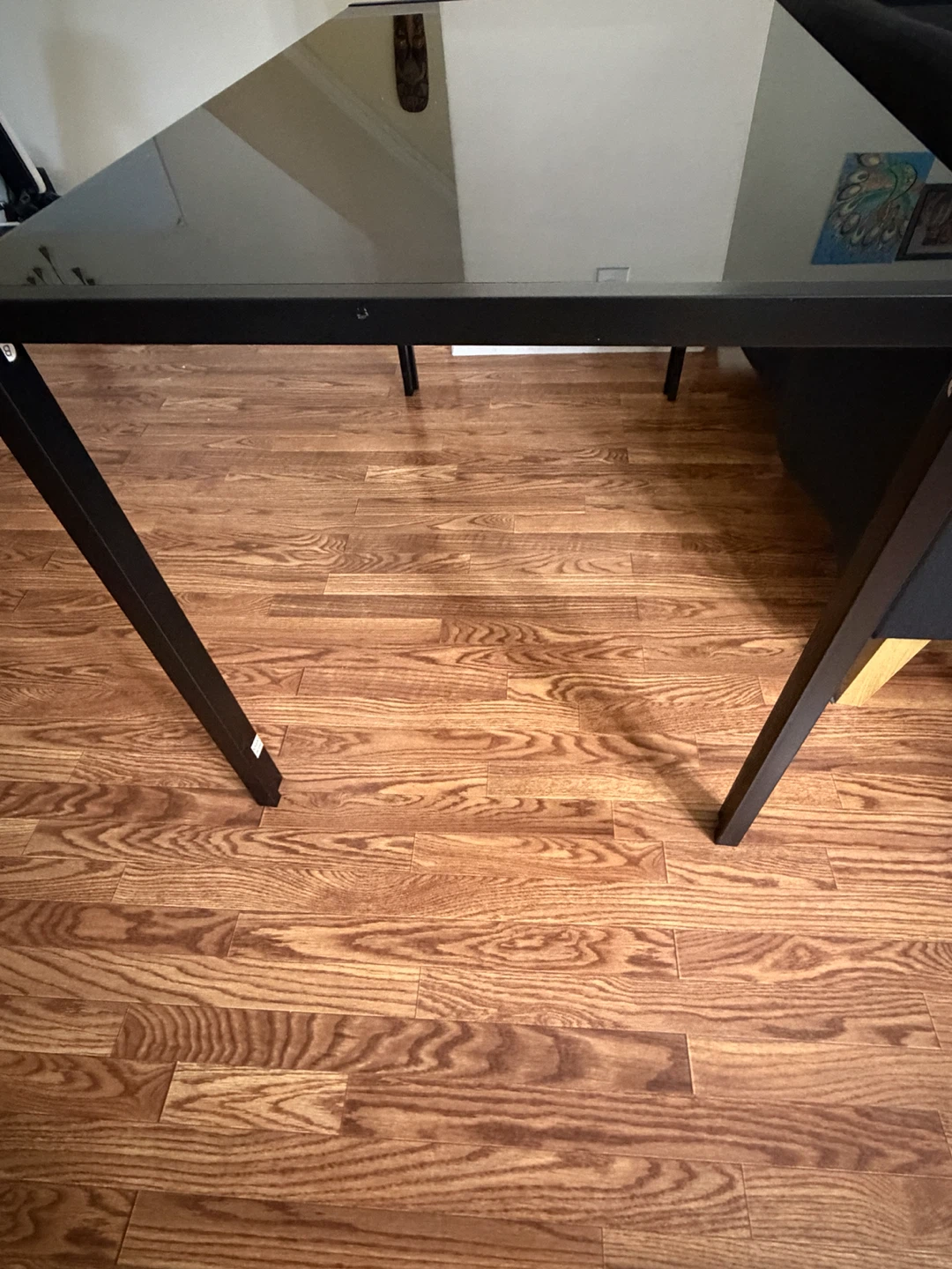 Dining Table with Tempered glass top