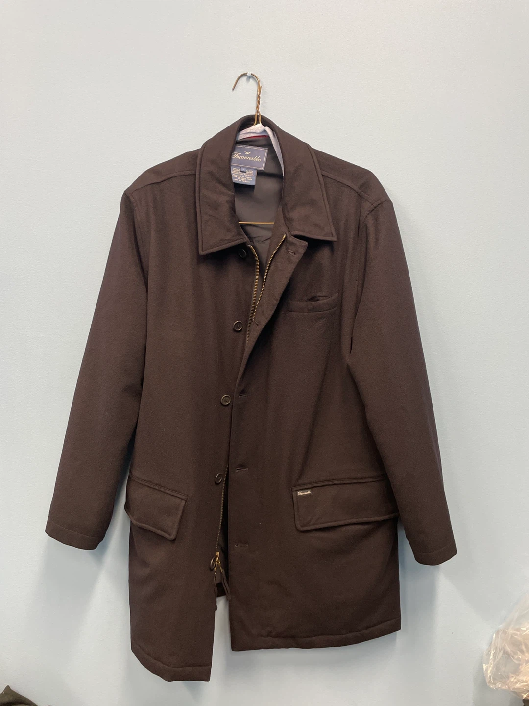 Faconnable Black Wool Blend Jacket - Large - photo 2
