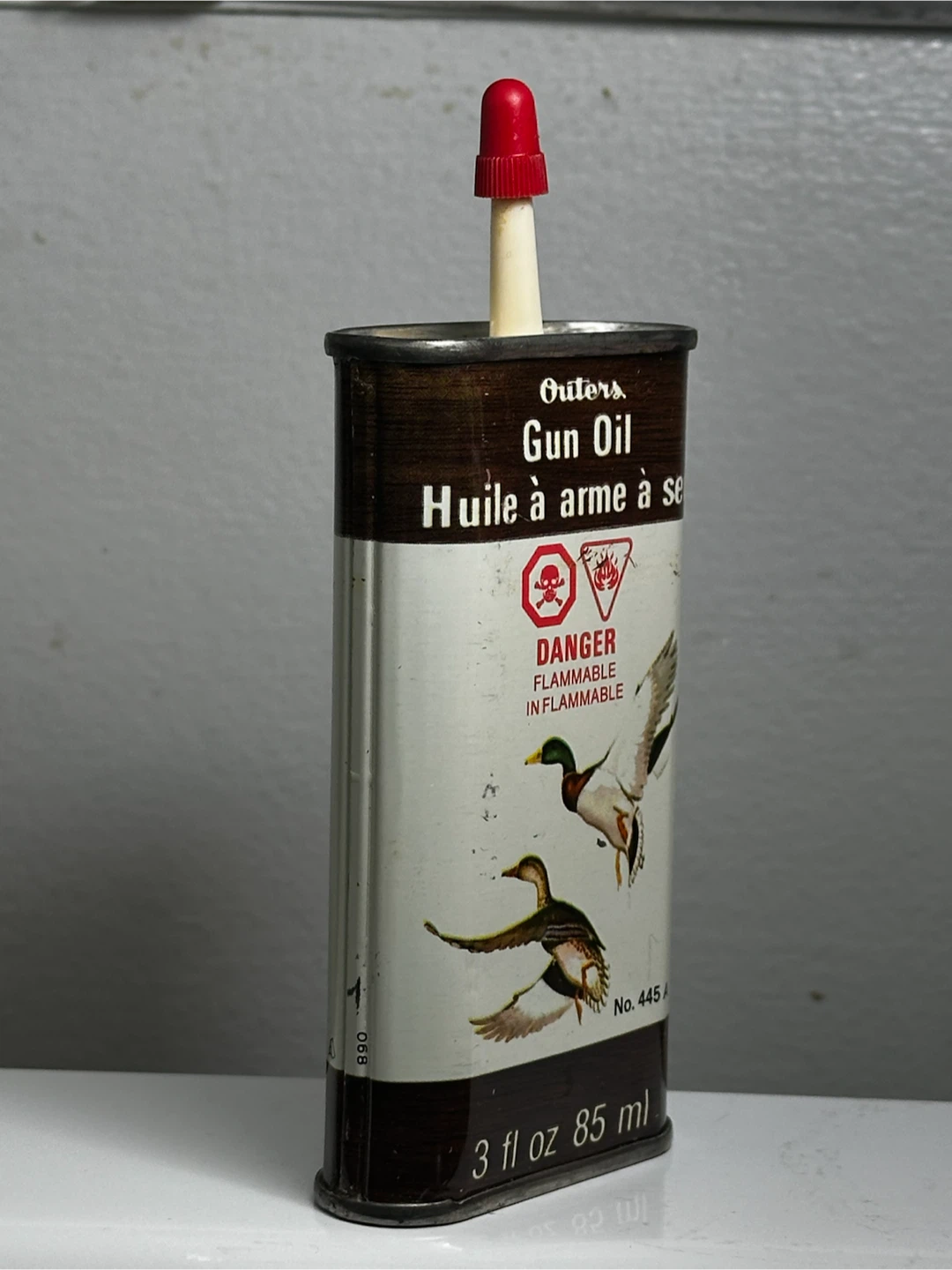 Vintage Outers Gun Oil Can No. 445 A - Mallard Duck - photo 4