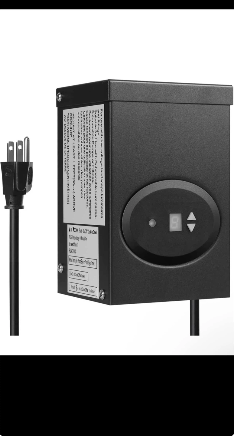 Low Voltage Landscape Light Transformer Timer - photo 3