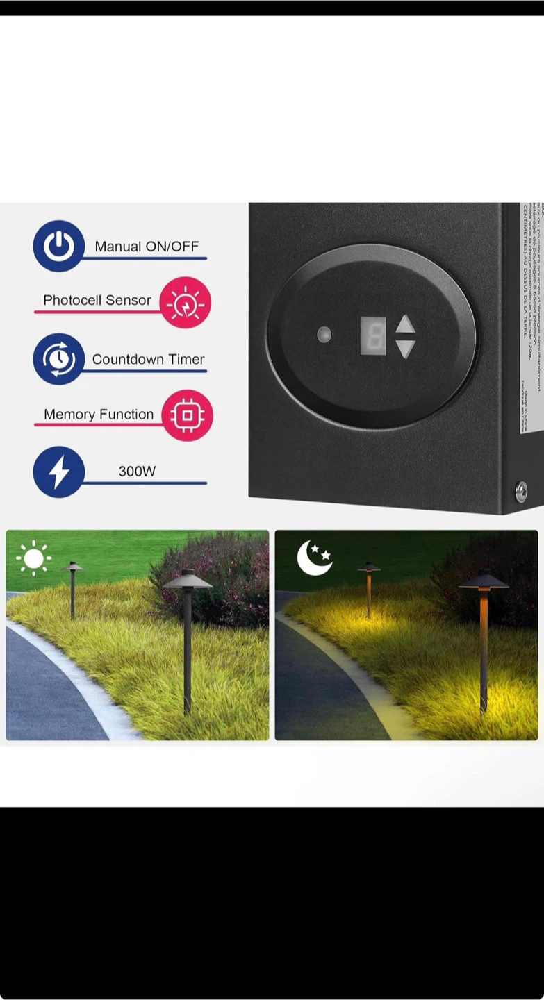 Low Voltage Landscape Light Transformer Timer - photo 4