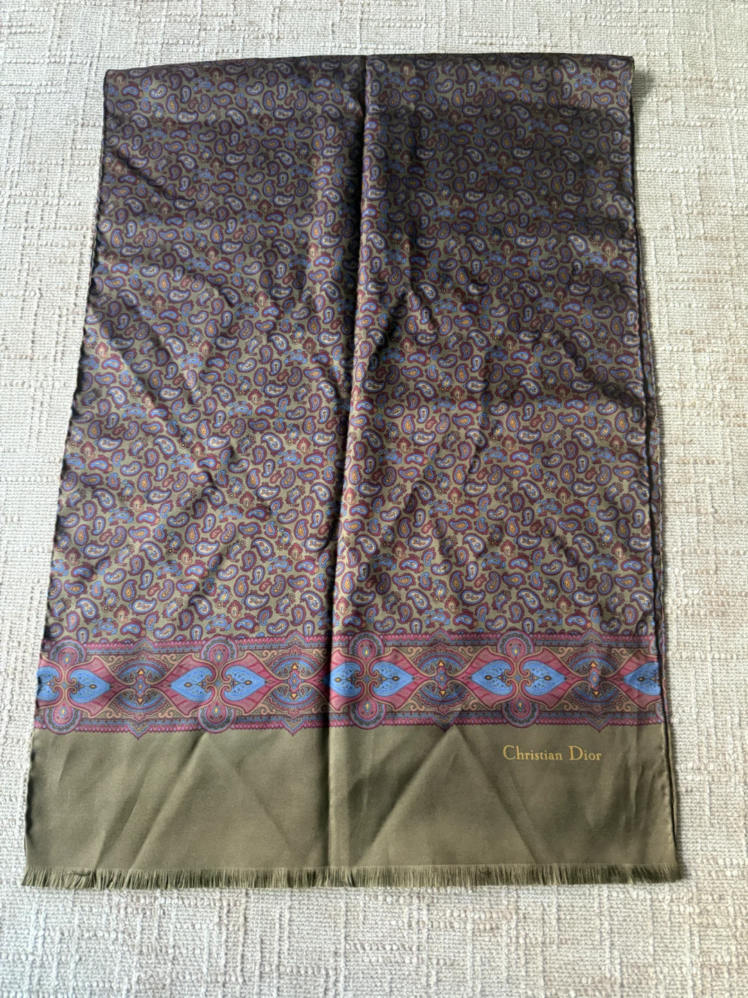 Authentic Christian Dior Silk Scarf men’s made in Italy - photo 2