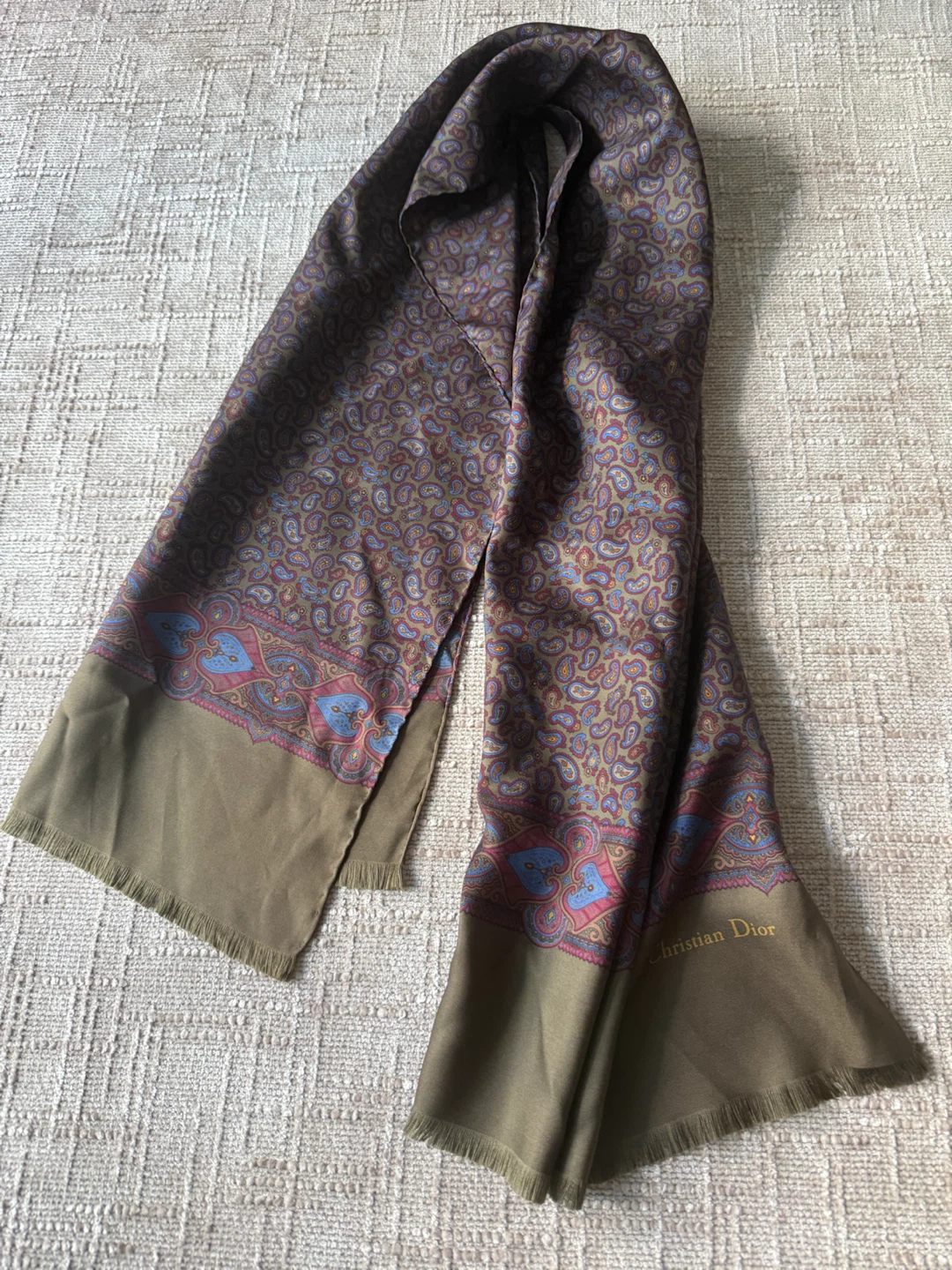 Authentic Christian Dior Silk Scarf men’s made in Italy - photo 5