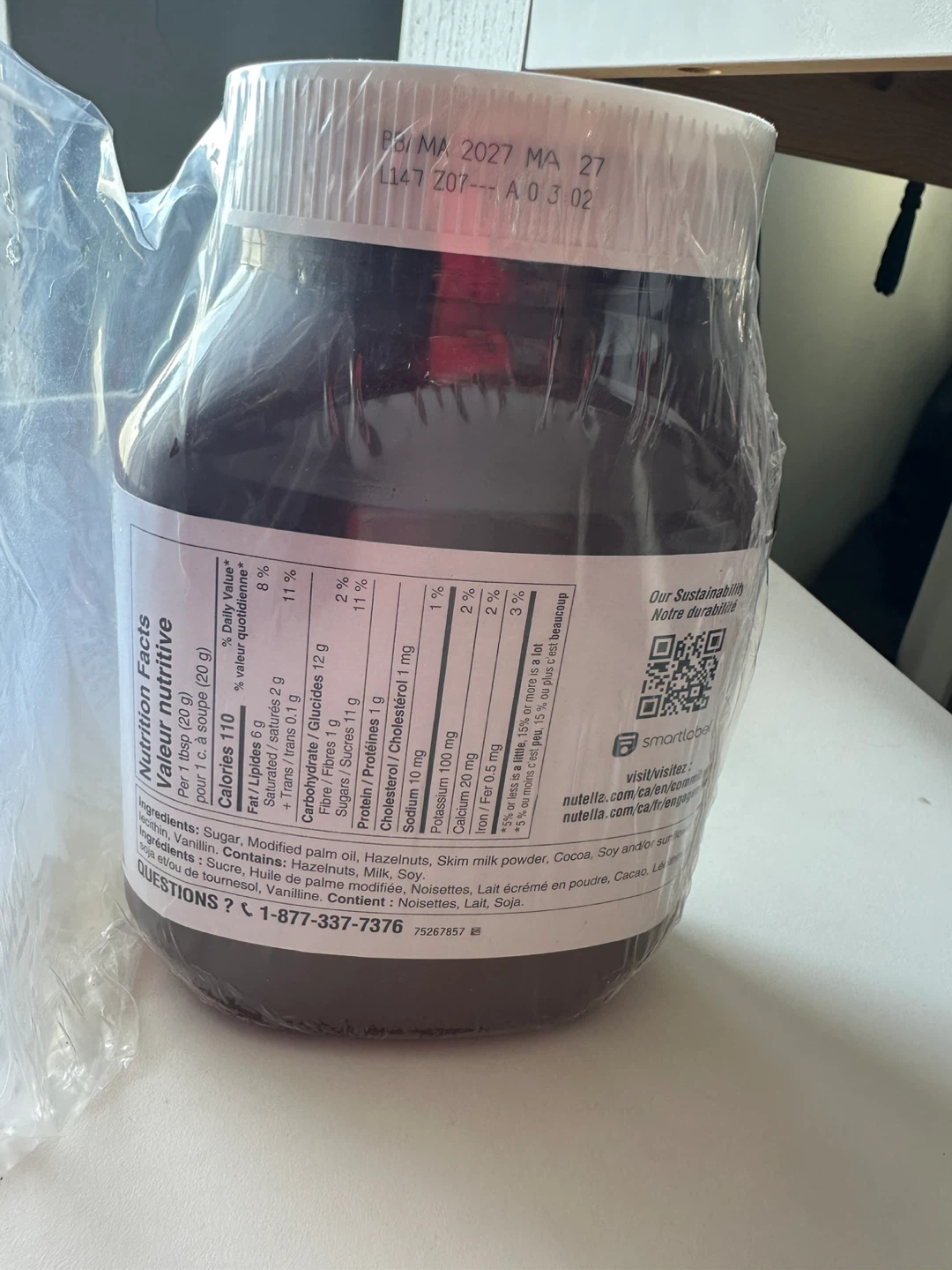 Nutella Chocolate Hazelnut Spread 1kg - photo 2
