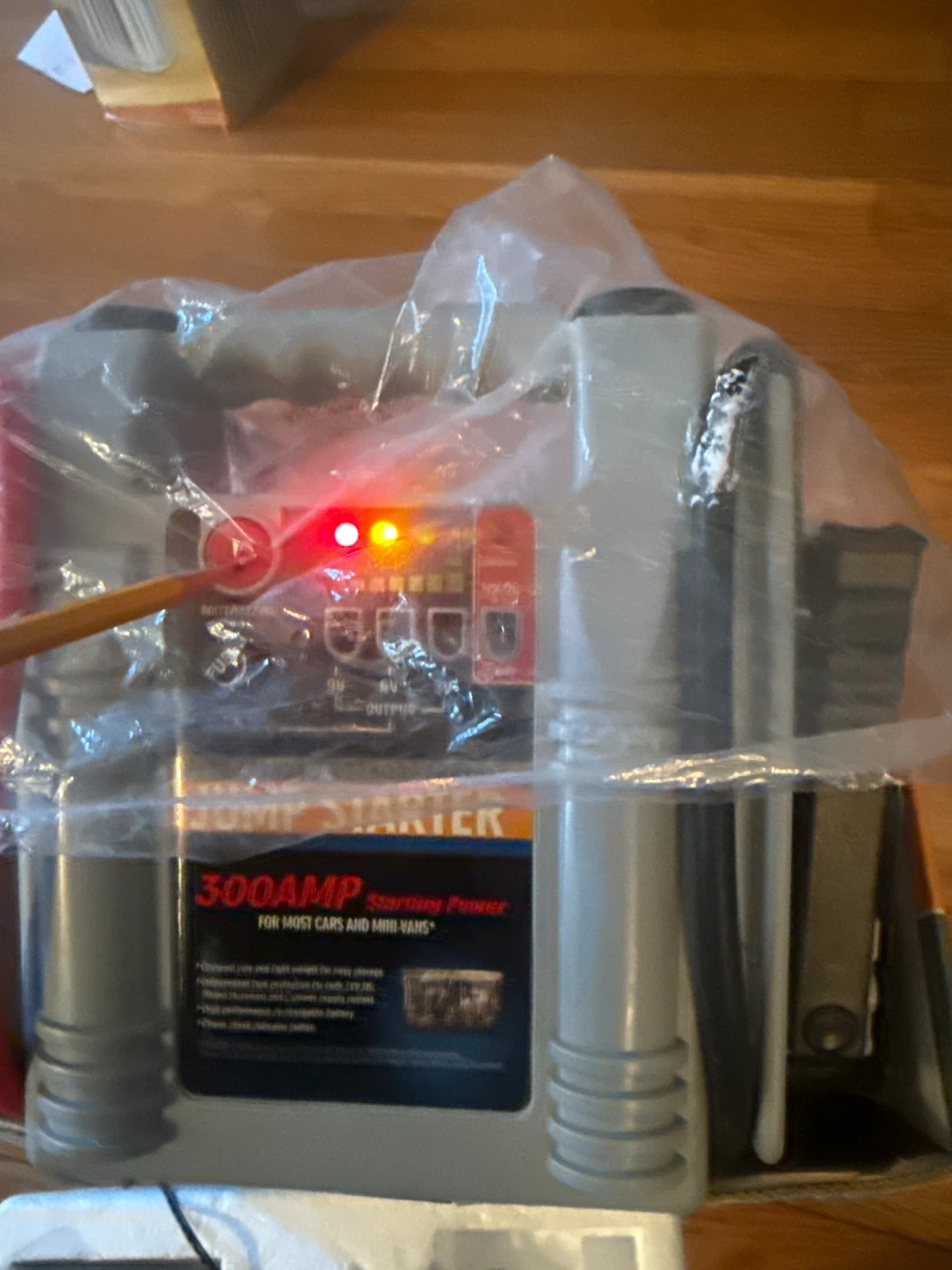 Portable 300 Amp Jump Starter