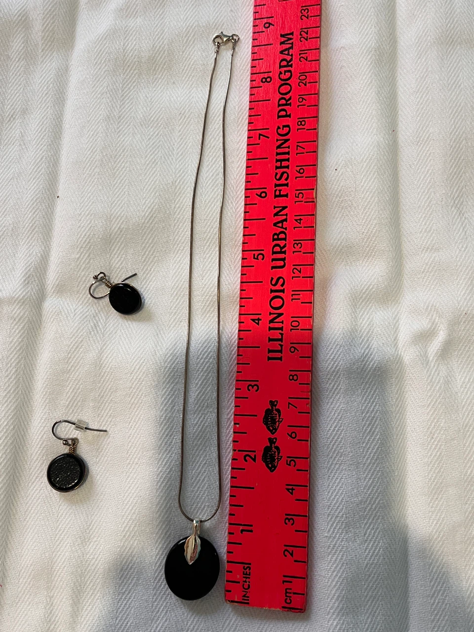 Dichroic Glass Jewelry Set - photo 2