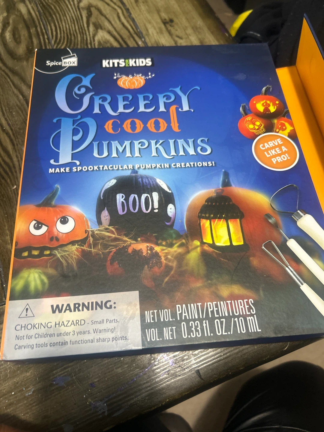 Kits for Kids Creepy Cool Pumpkins Carving Kit