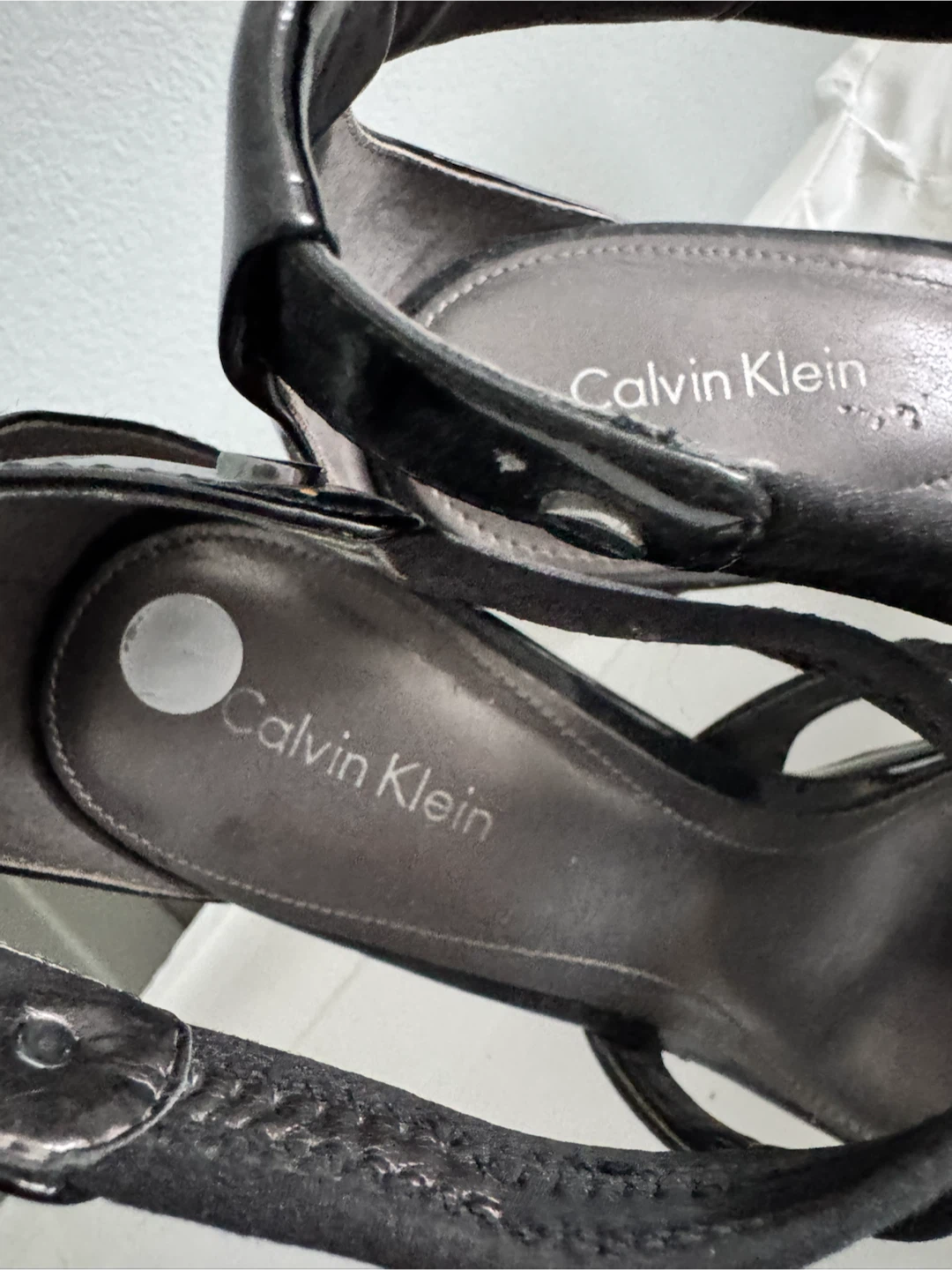 Calvin Klein Black Strappy Heels - photo 3