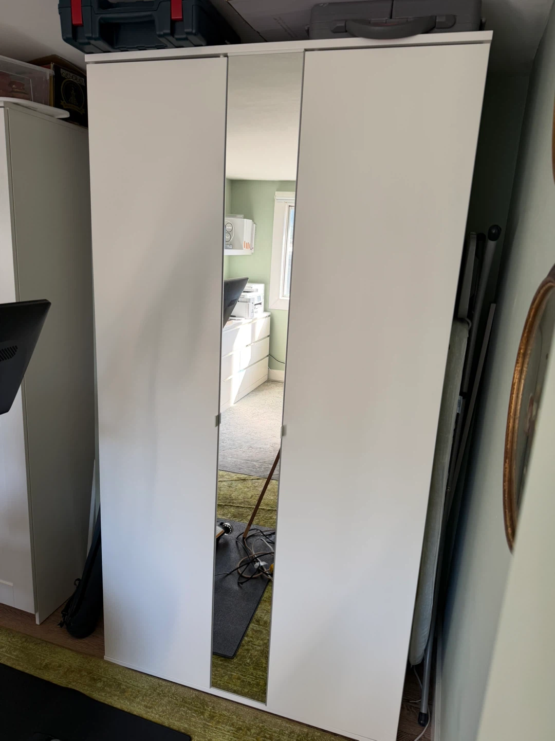 IKEA VIHALS Wardrobe with 2 doors, white