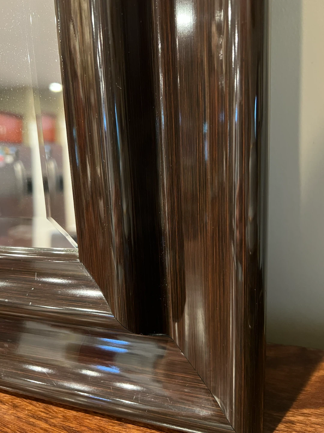Large Beveled Wall Mirror - photo 3