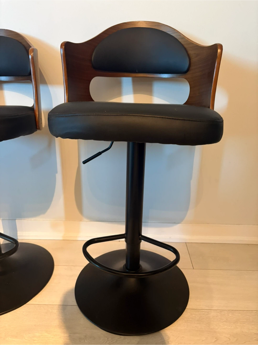 Adjustable Swivel Bar Stools (Set of 2) - photo 3