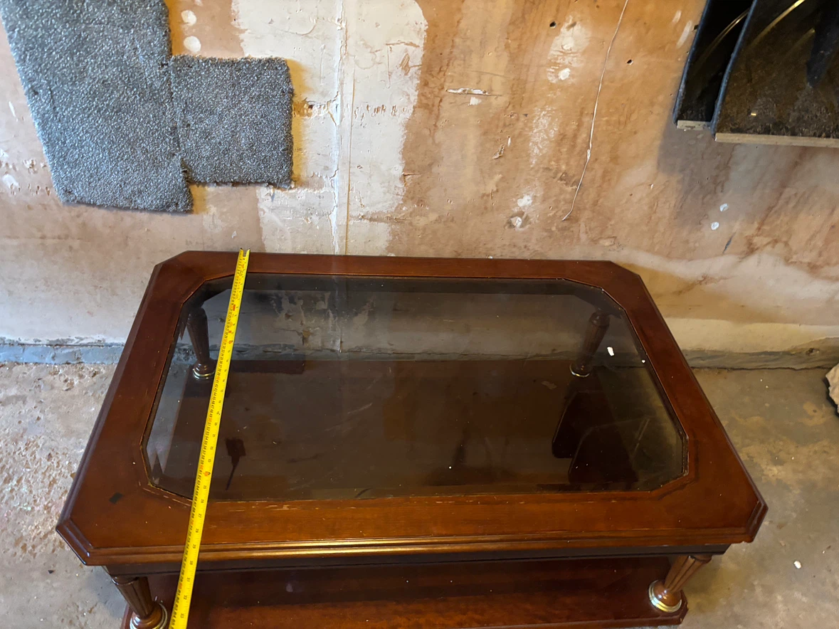 Wooden Coffee, Side Table Set and Sofas - photo 2
