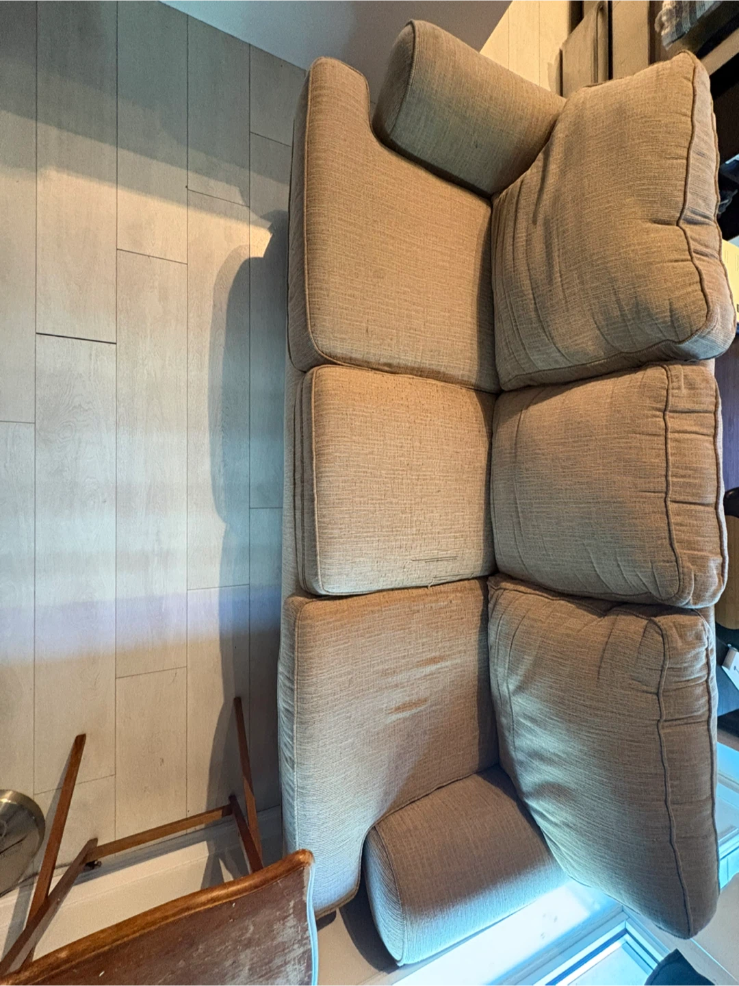 Beige Fabric Sofa - photo 2