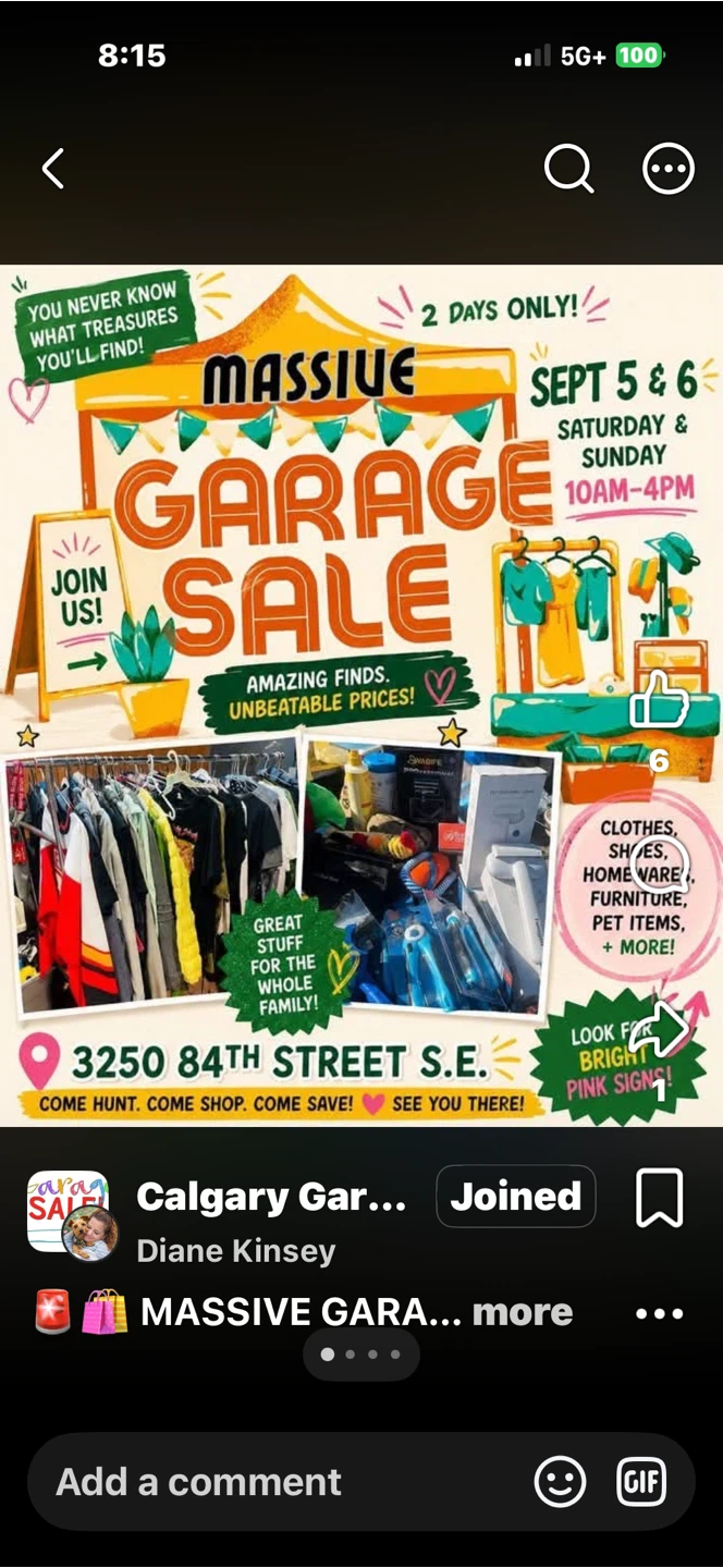 Garage sale