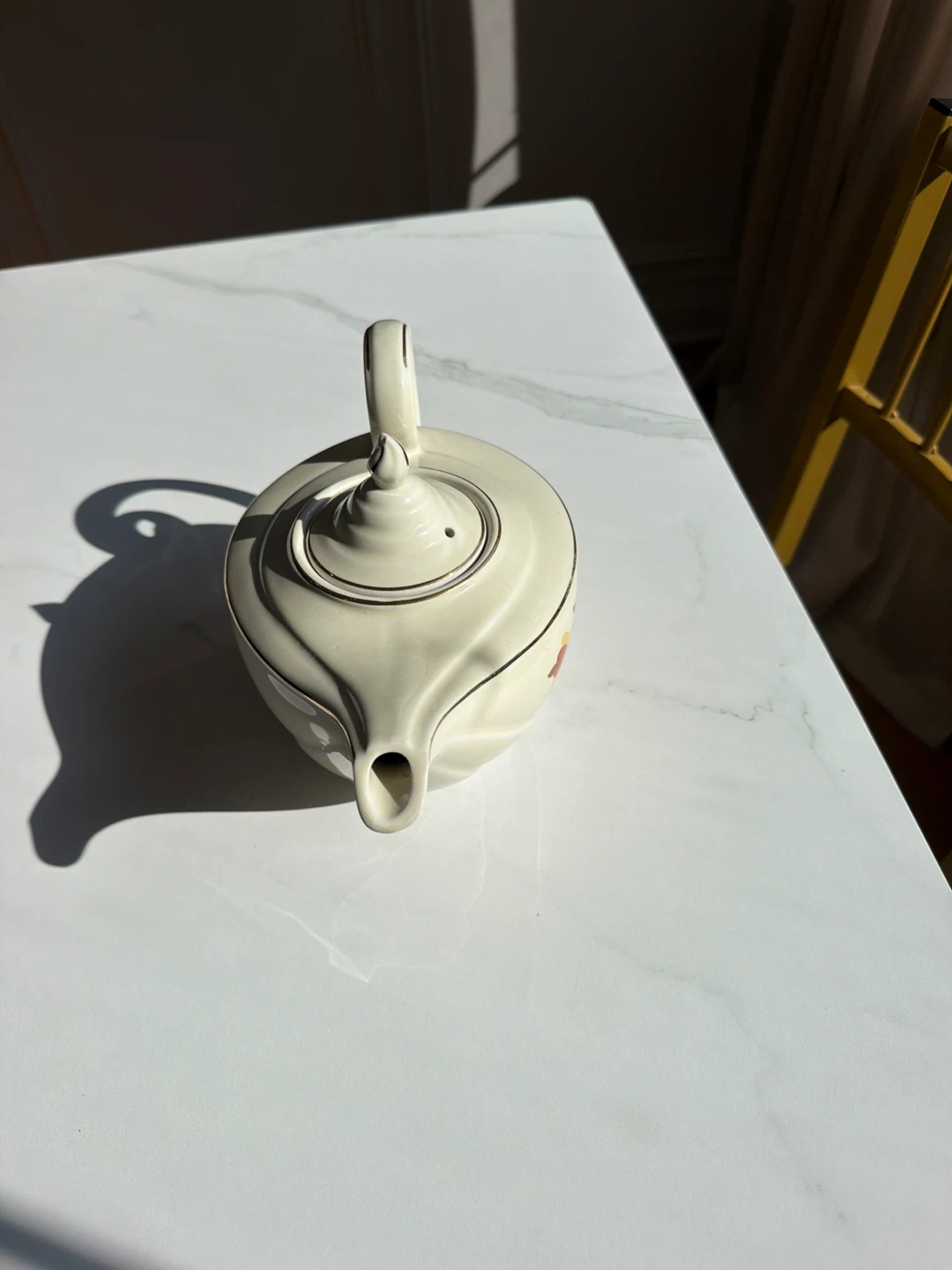 Vintage Ceramic Teapot Floral Design - photo 3