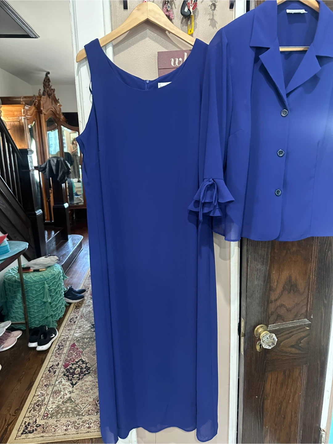 Royal Blue Dress and Jacket Set - photo 2