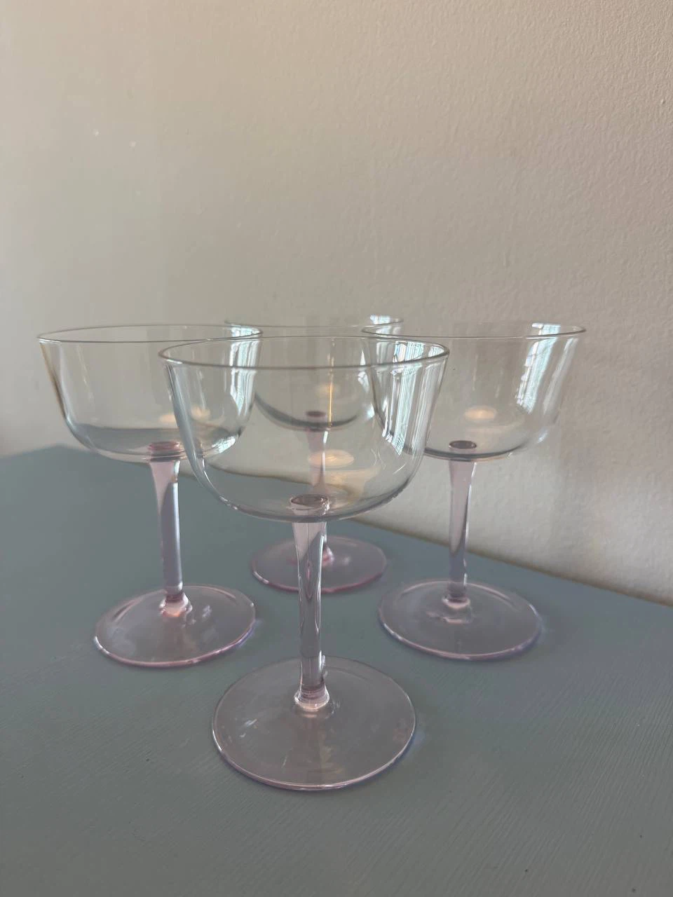 Set of 4 Pink Glasses | Tjarlek