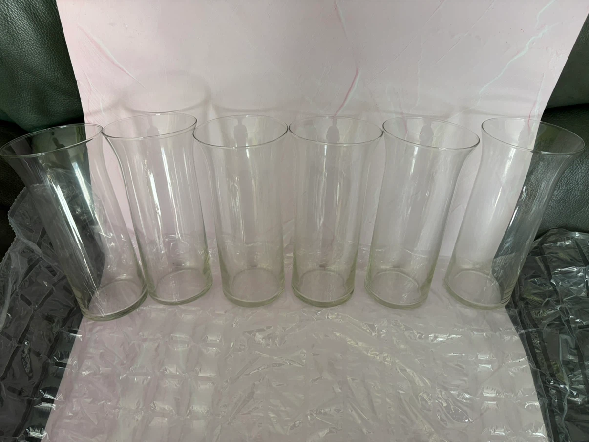 $10 for 6 Glass Vases with Wider Rim - photo 3