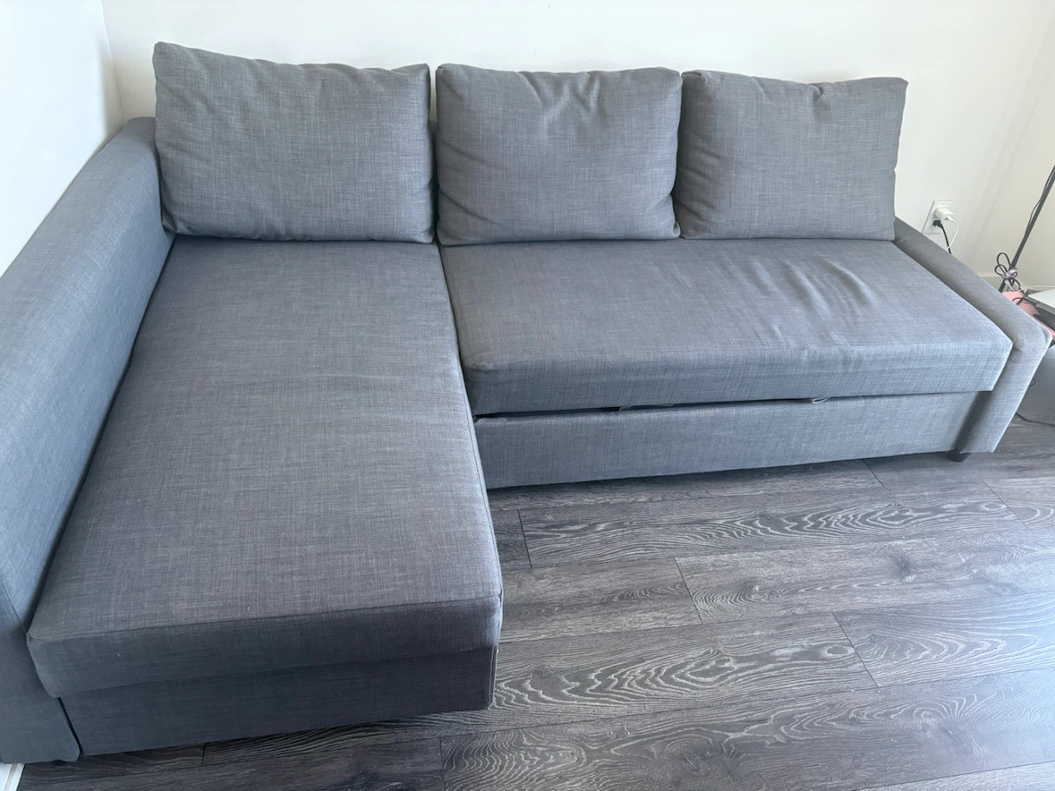 Grey Sectional Sofa Bed - photo 2