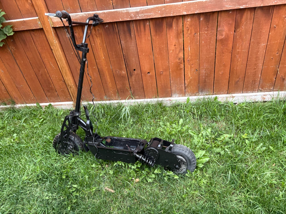 Electric scooter black - photo 2