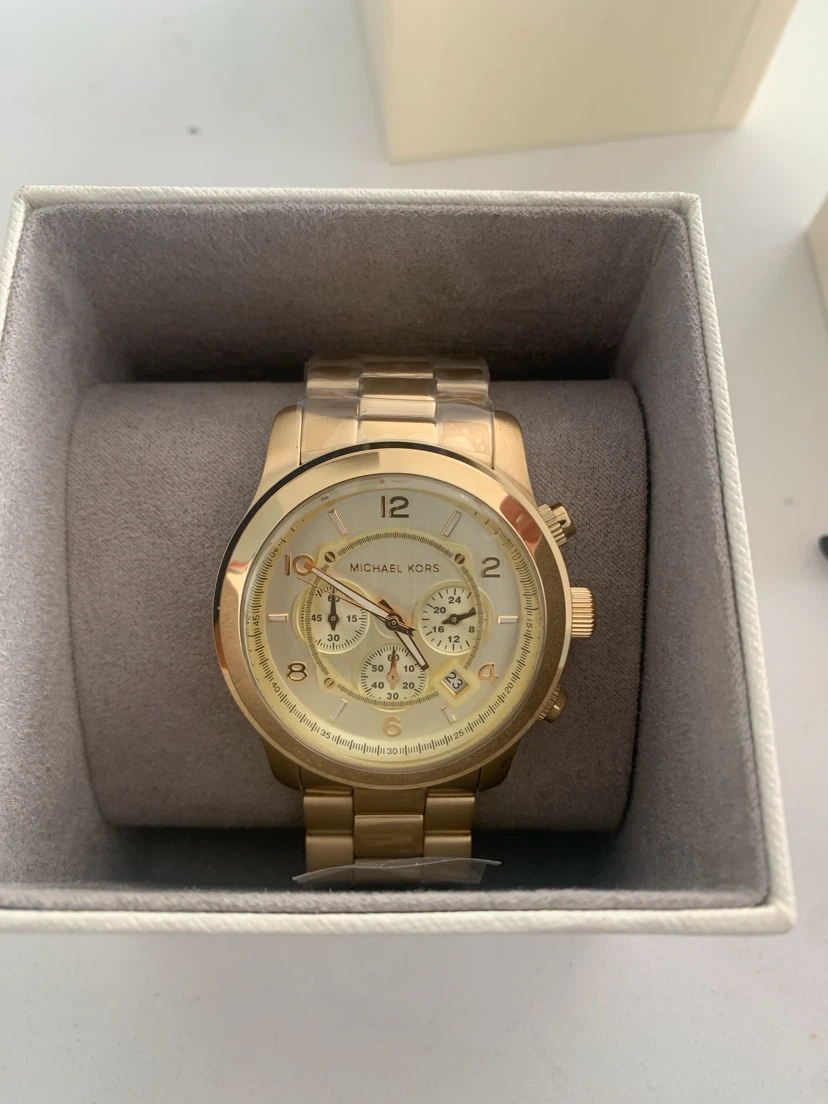 Michael Kors Gold Tone Chronograph Watch