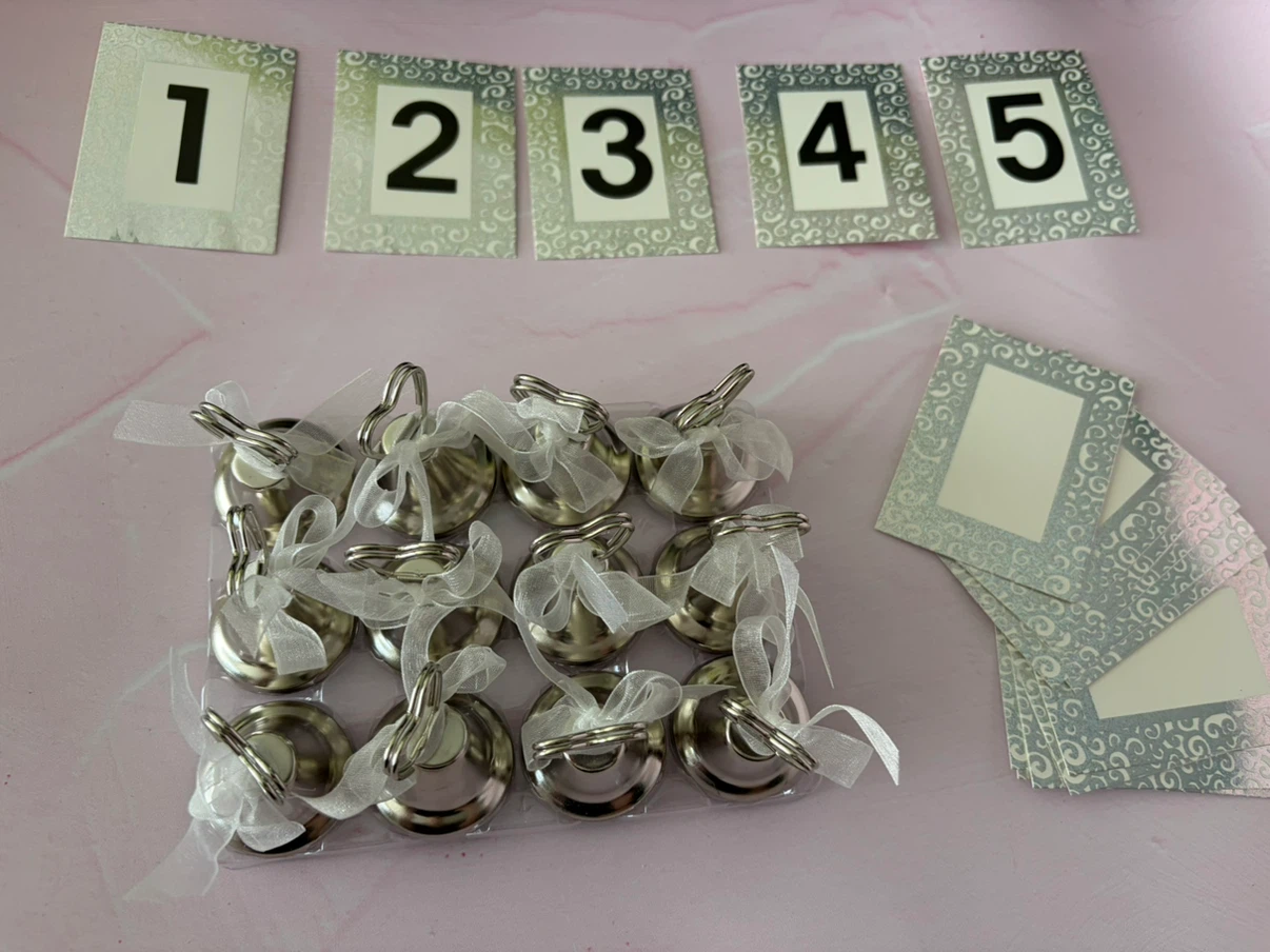 $10 for 12 Elegant Silverbell Place Card Holders - photo 4