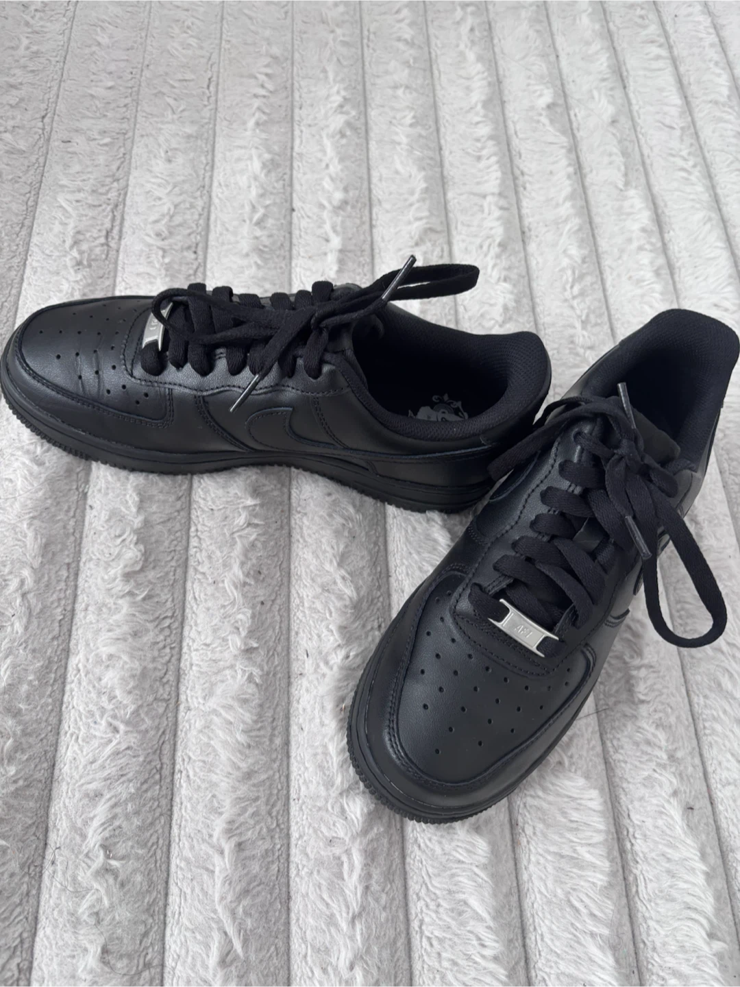 Nike Air Force 1 Black Sneakers US 7