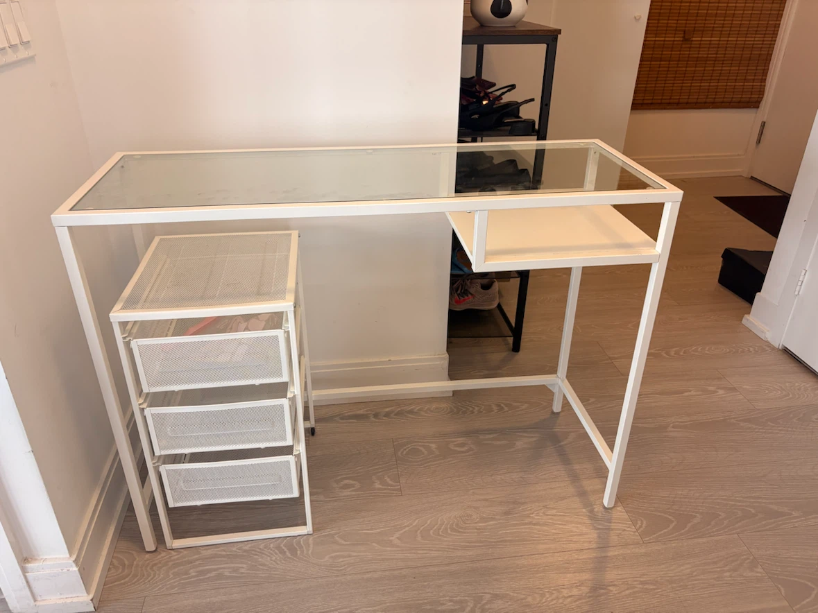 IKEA VITTSJÖ Desk + 3 Drawers
