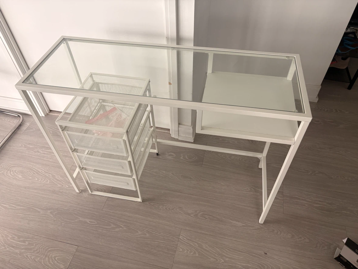 IKEA VITTSJÖ Desk + 3 Drawers - photo 2