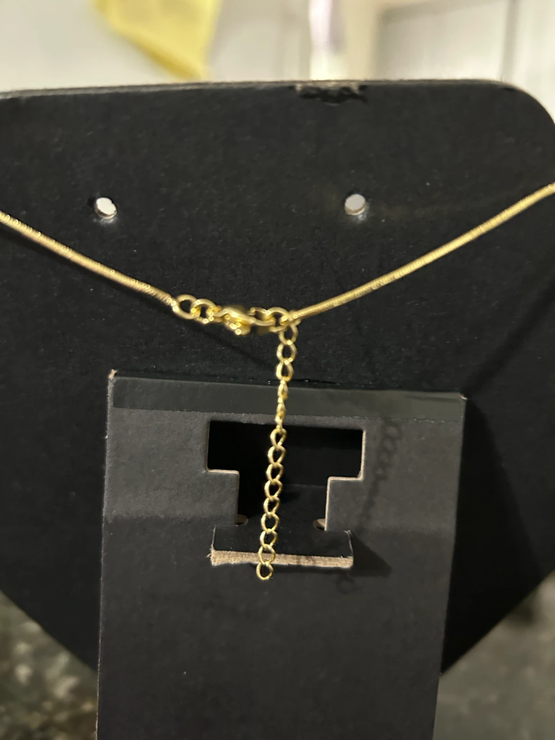 Gold-Tone Letter J Pendant Necklace - photo 4