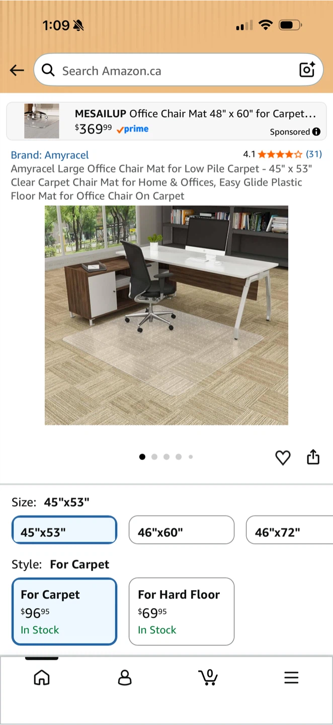 Kuyal Office Chair Mat