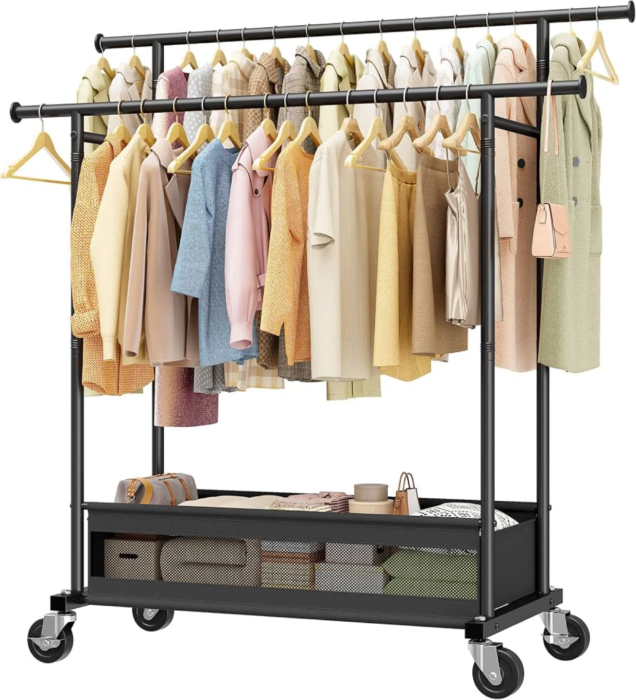 Raybee Double Clothes Rack - Brand new