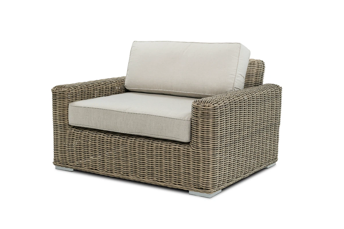 Toja Wicker Patio Sofa Set with Tables - photo 5