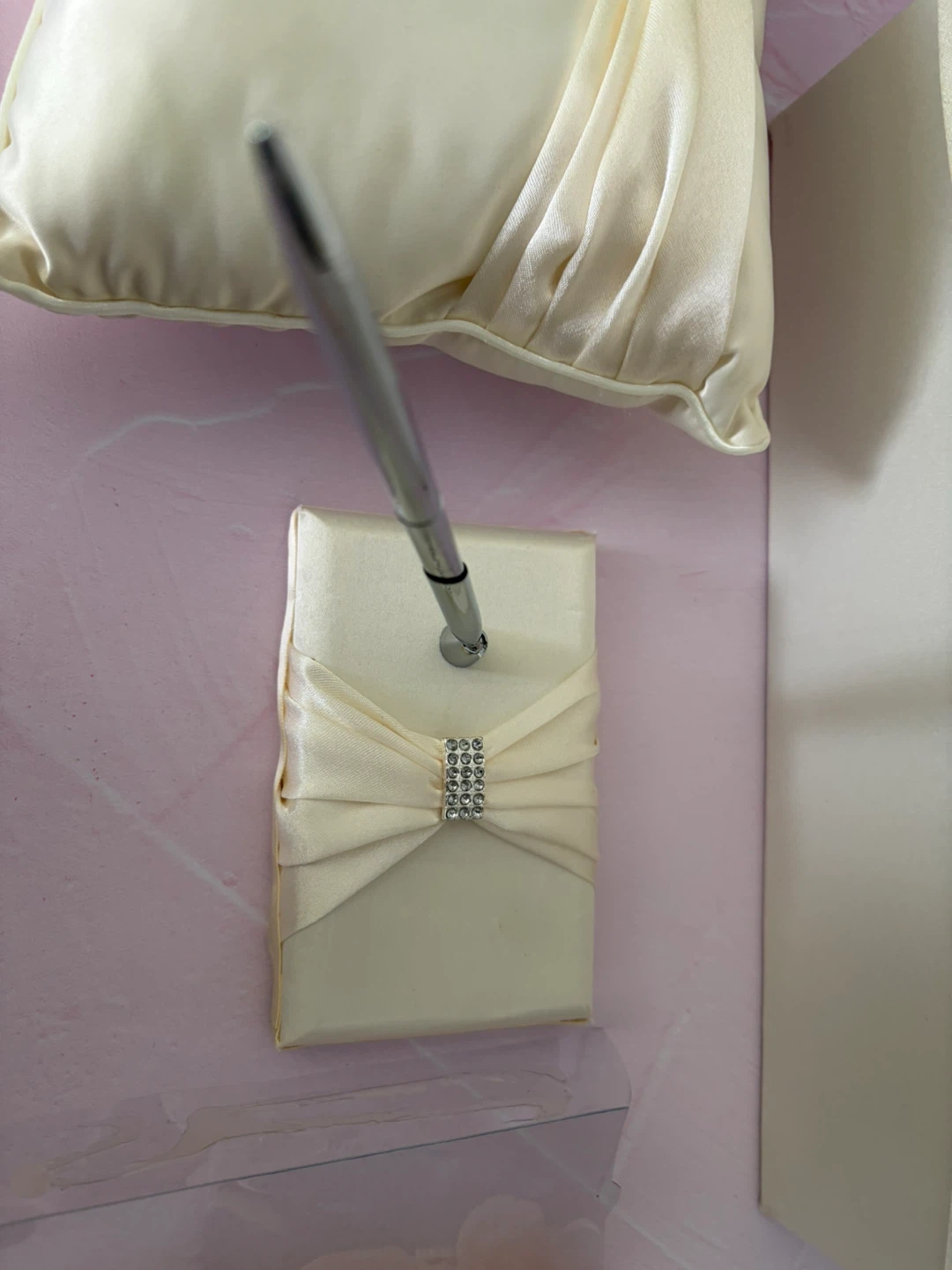 Lillian Rose Ivory Sash Wedding Set - photo 3