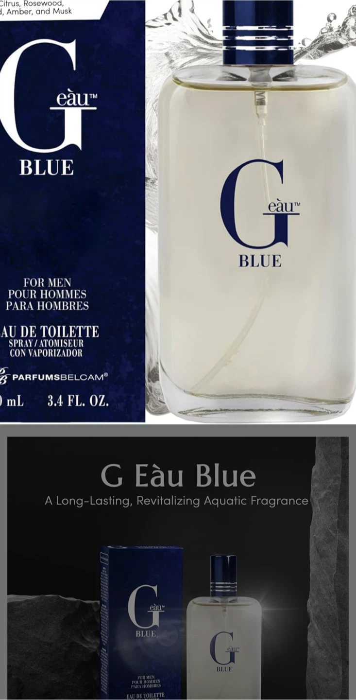 Parfums Belcam G Eau Blue Men's Fragrance - photo 2