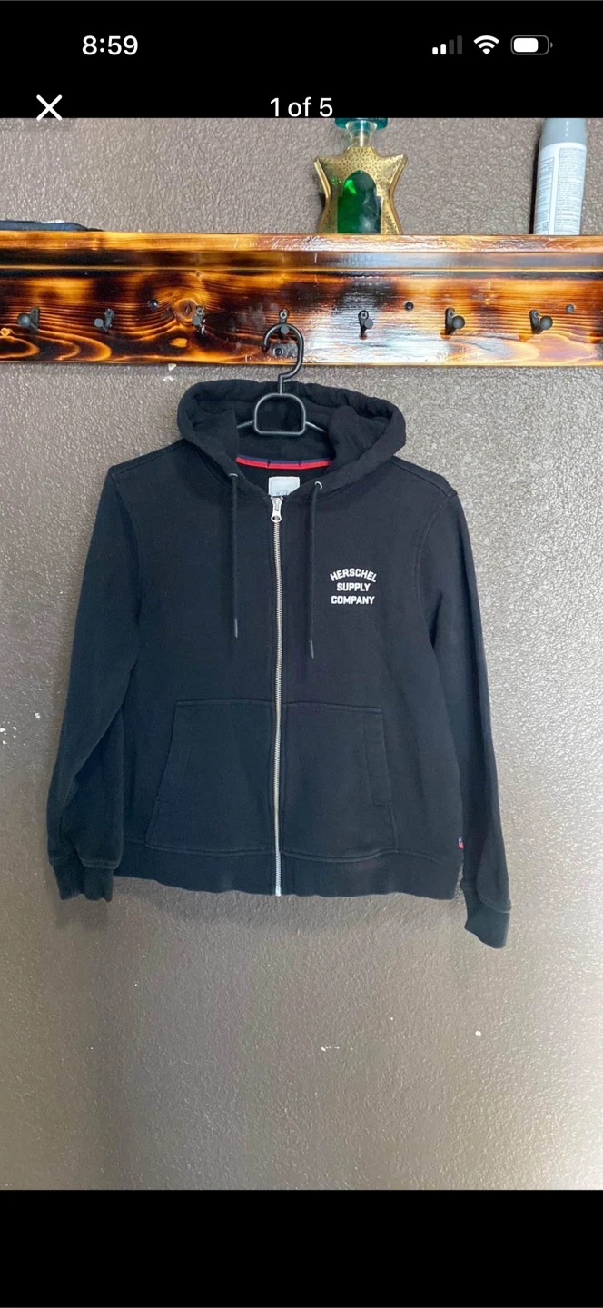 Herschel Boys Zip Up Sweater