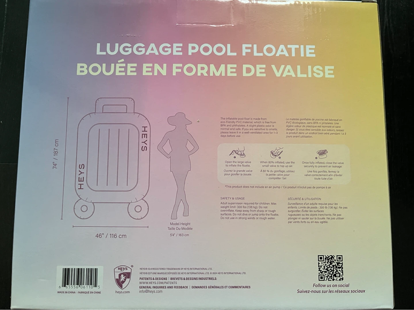 HEYS Luggage Pool Floatie (NEW) - photo 2