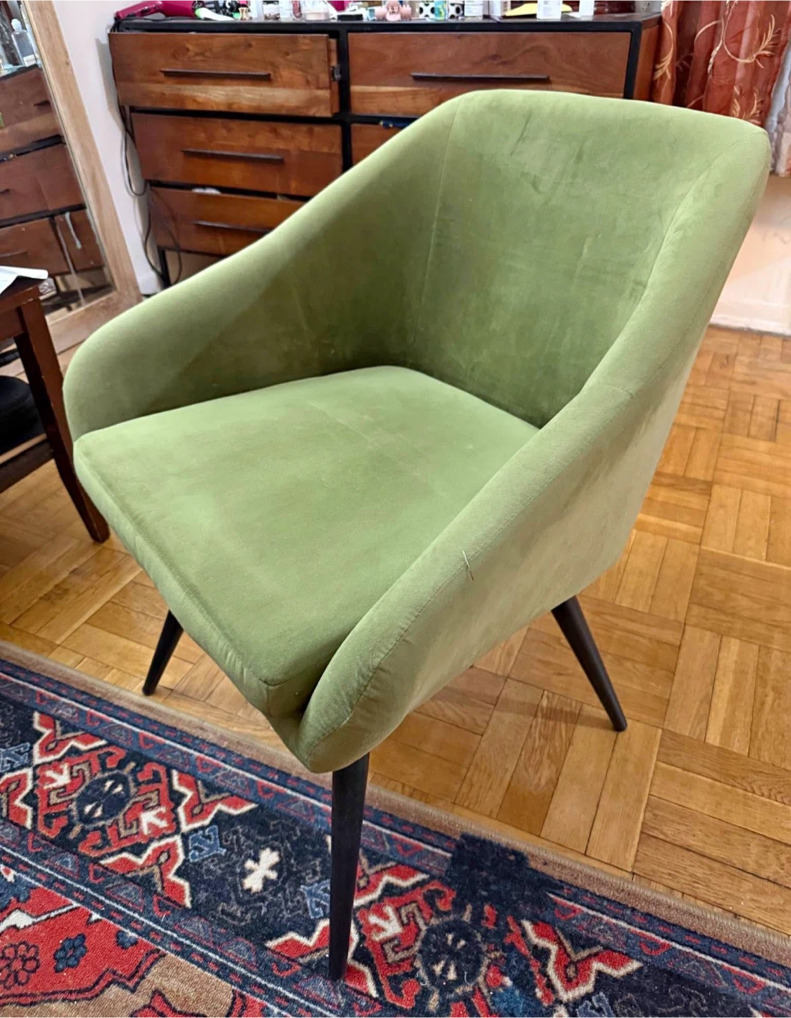 Velvet Accent Chair