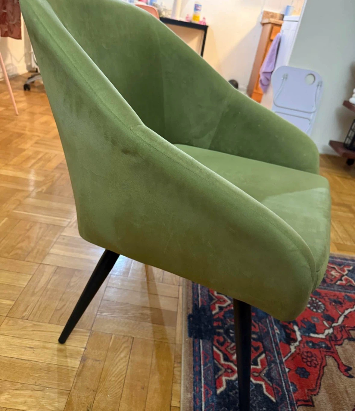 Velvet Accent Chair - photo 2