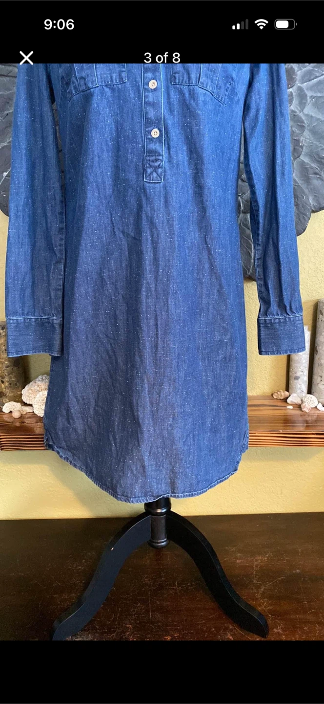Tommy Hilfiger Denim Jean Dress With Cuff Sleeves - photo 3