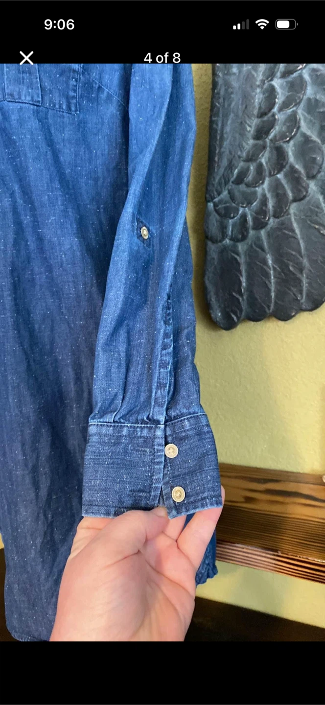 Tommy Hilfiger Denim Jean Dress With Cuff Sleeves - photo 4