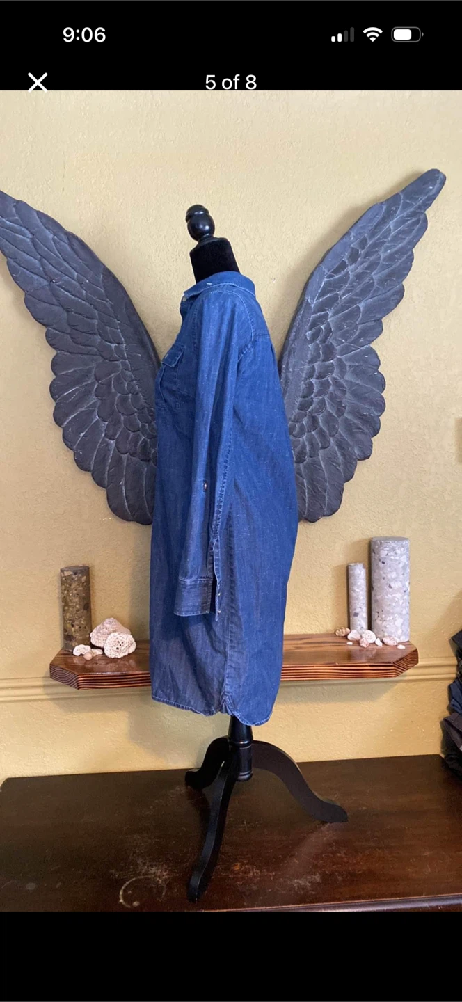 Tommy Hilfiger Denim Jean Dress With Cuff Sleeves - photo 5