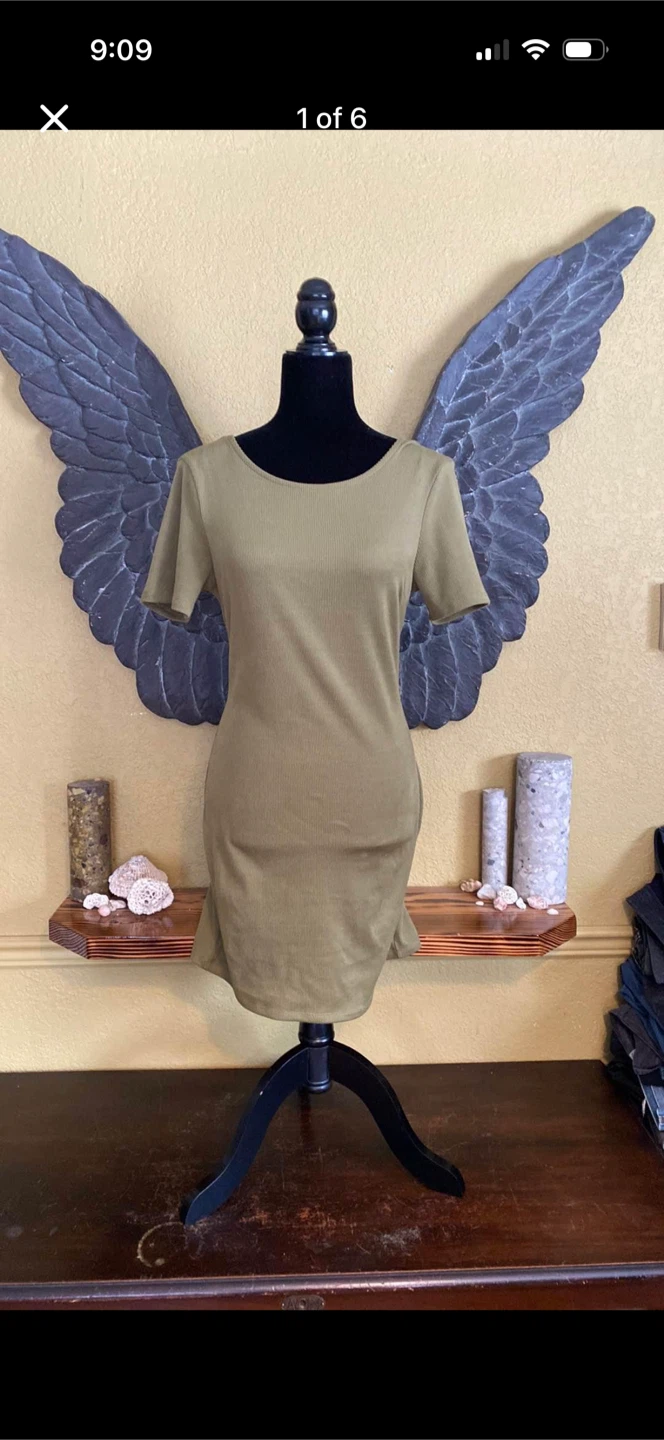 Twik Open Twist Back Dress