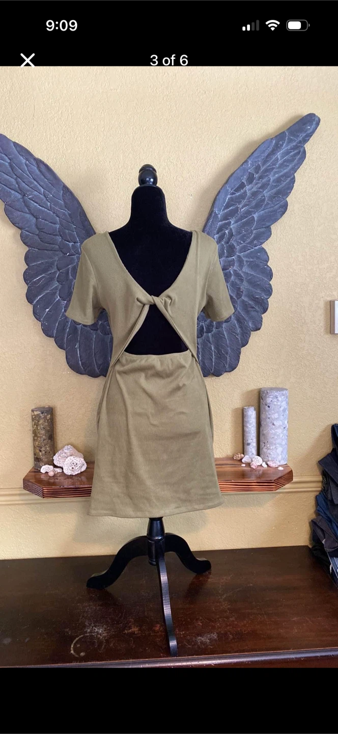 Twik Open Twist Back Dress - photo 3
