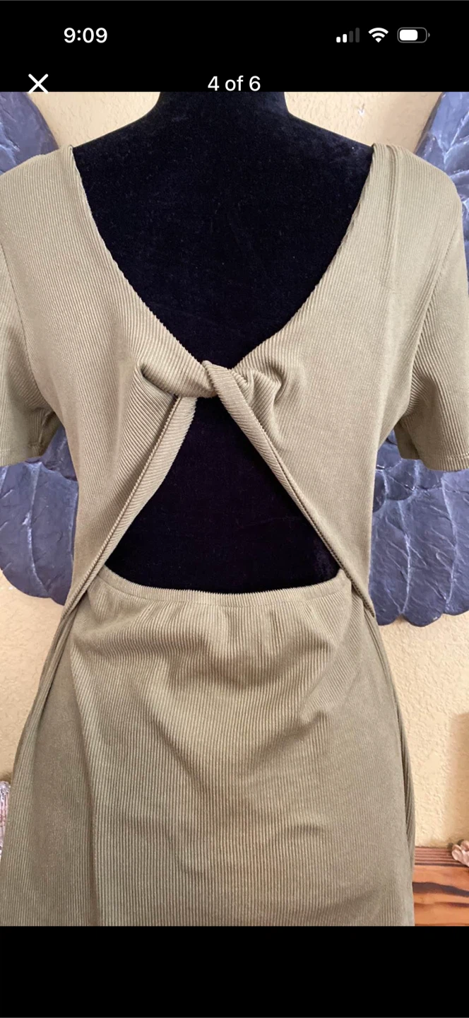 Twik Open Twist Back Dress - photo 4
