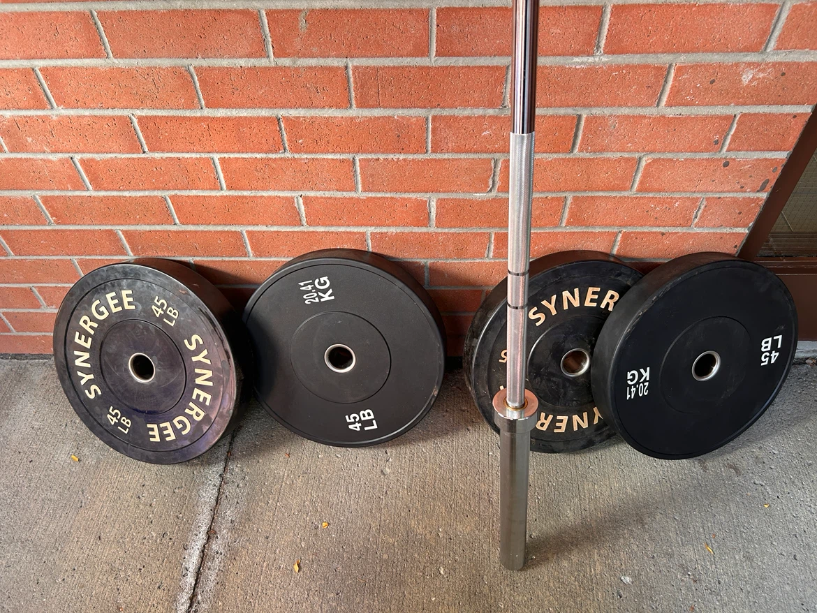 Olympus Barbell with Weight Plates - photo 2