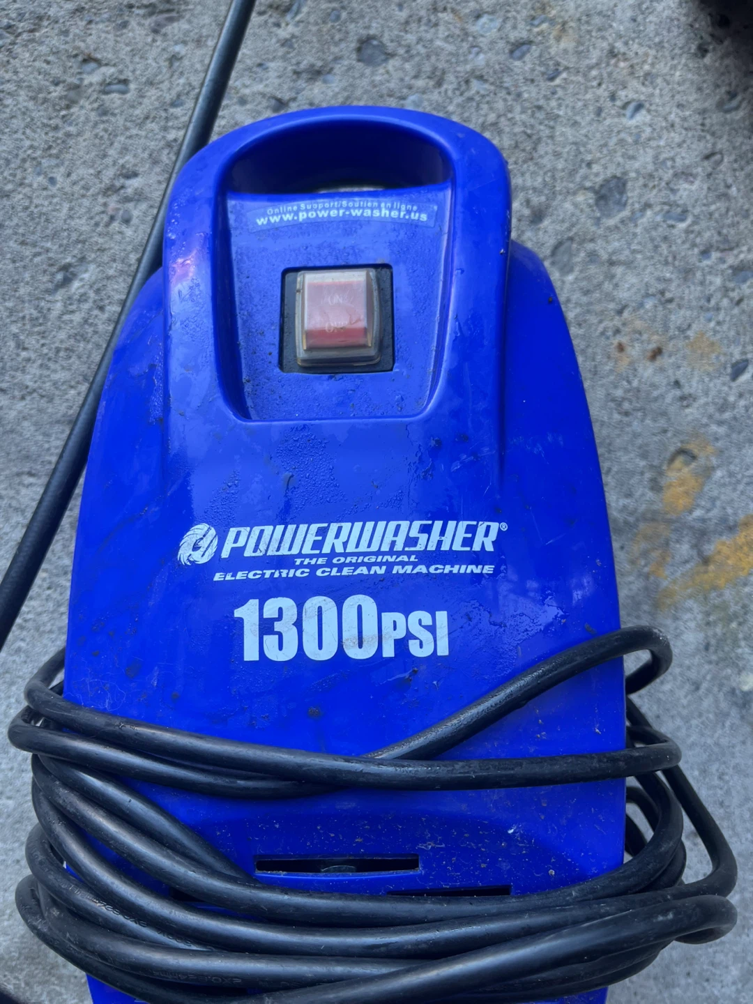 POWERWASHER Electric Clean Machine 1300 PSI Pressure Washer