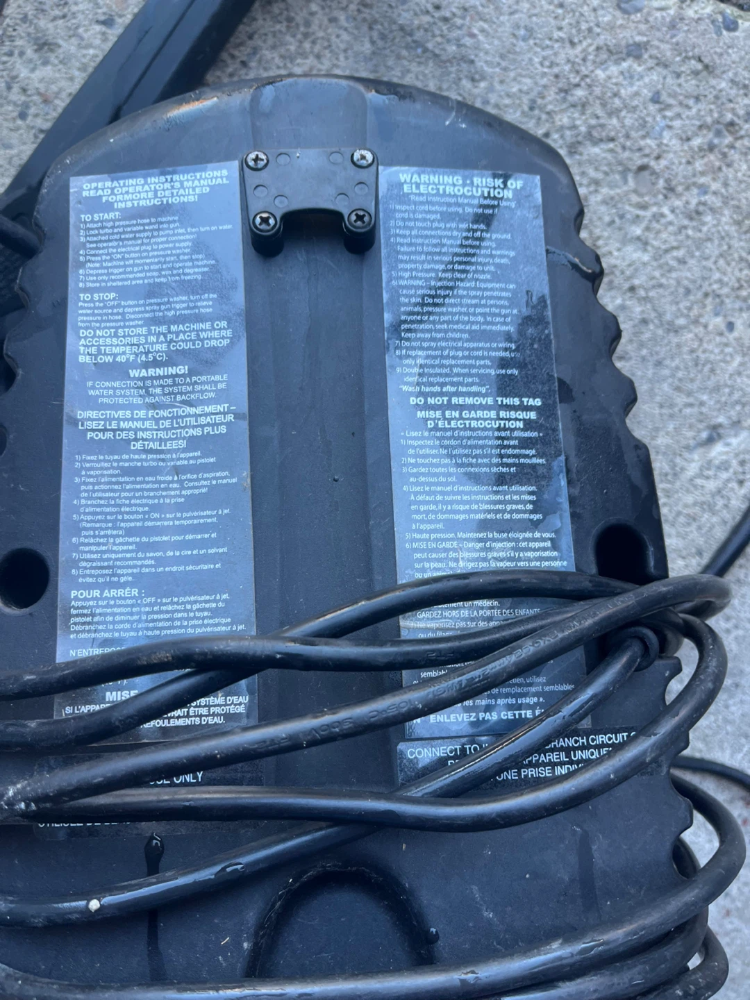 POWERWASHER Electric Clean Machine 1300 PSI Pressure Washer - photo 2
