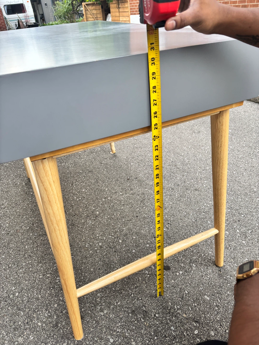 Solid Wood Writing Desk - photo 5